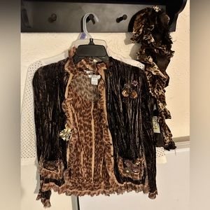 Alberto Makali 3 Piece Set Velvet Jacket